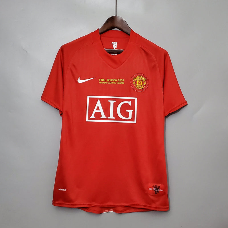 Camisa Retrô Manchester United 2007/08 Champions League Edition