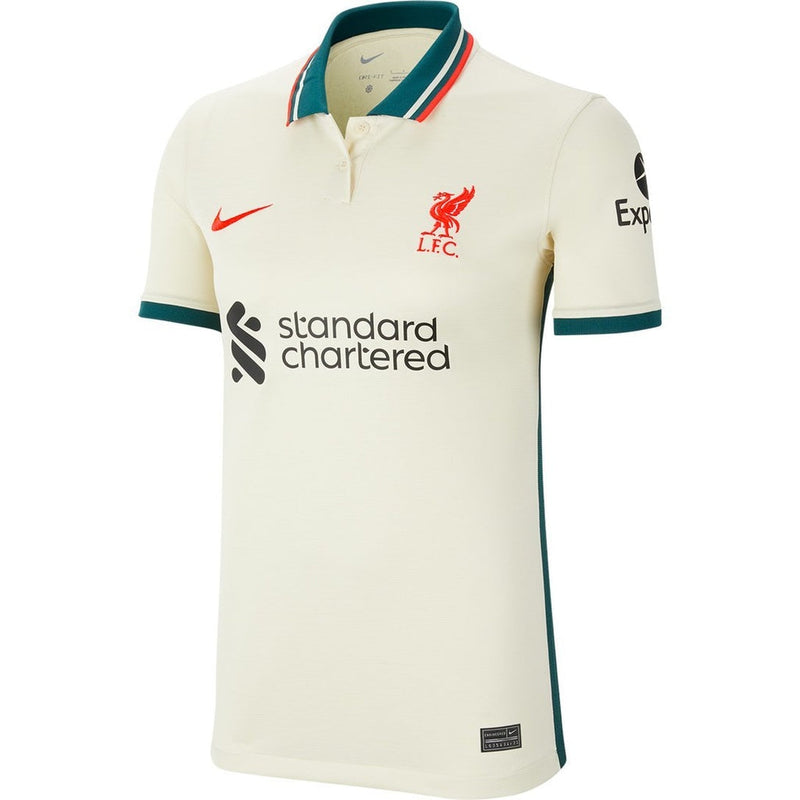 Camisa Liverpool Away 21/22 s/n° Torcedor Nike Feminina - Bege