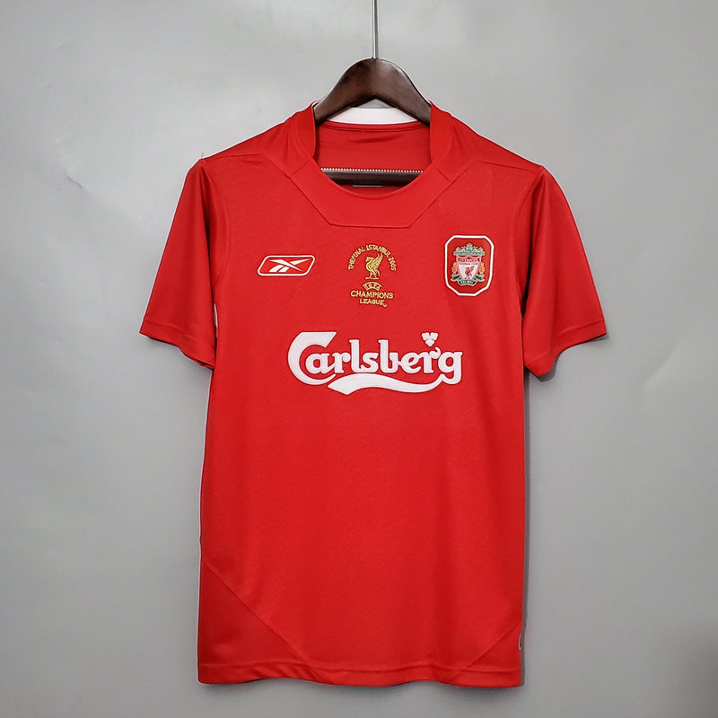 Retro Liverpool 2005/05 Home Jersey Champions League Edition Jersey