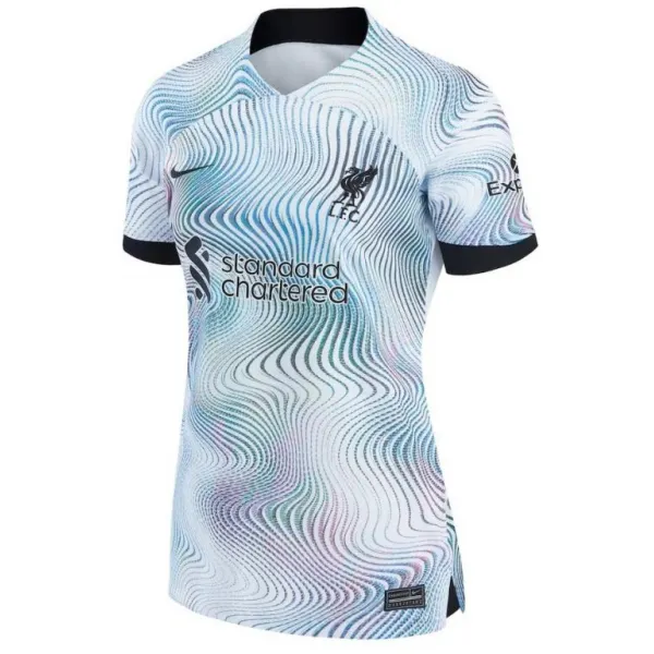 Camisa Liverpool Away 22/23 s/n° Torcedor Nike Feminina - Branca