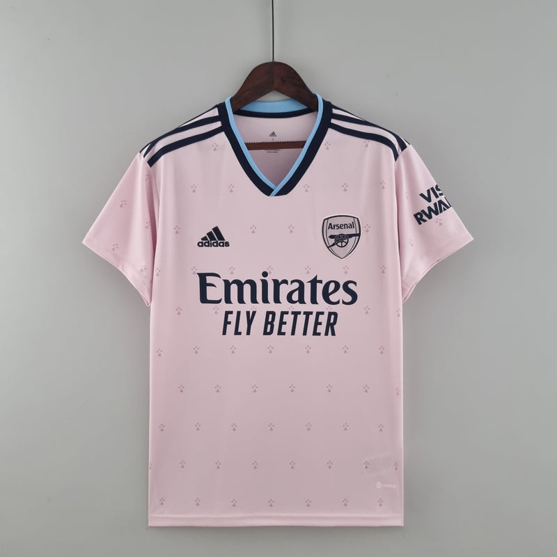 Camisa Arsenal Third 22/23 s/n° Torcedor Masculina - Rosa