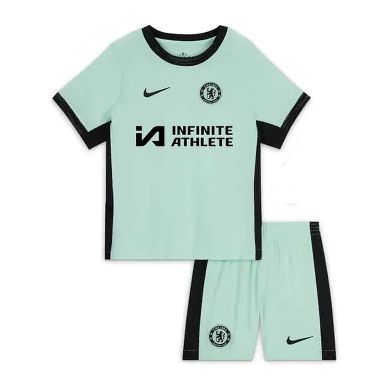 Conjunto Infantil Chelsea Third 23/24 - Verde