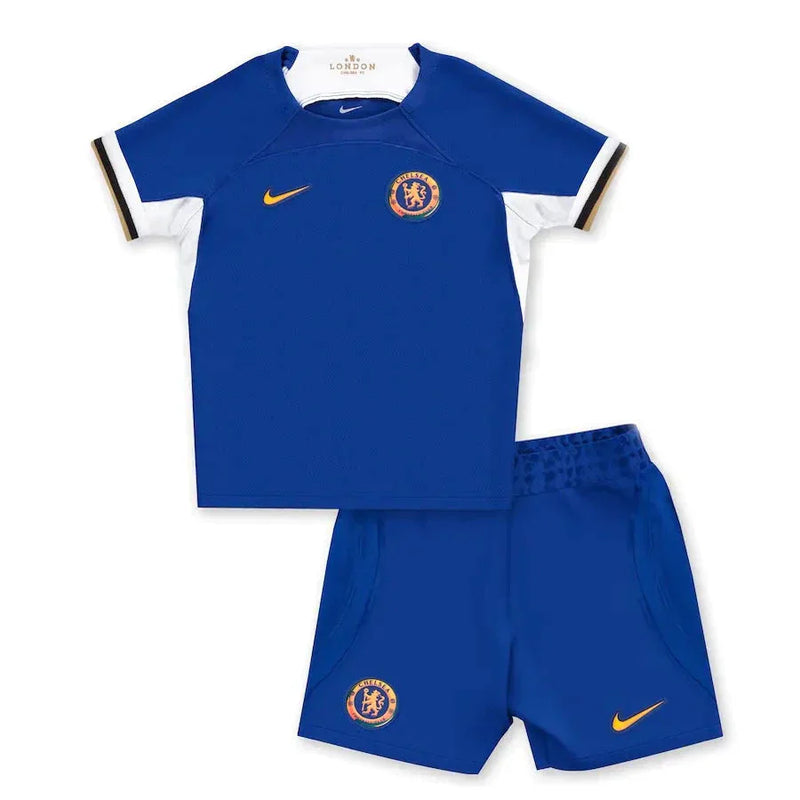 Conjunto Infantil Chelsea Home 23/24 - Azul